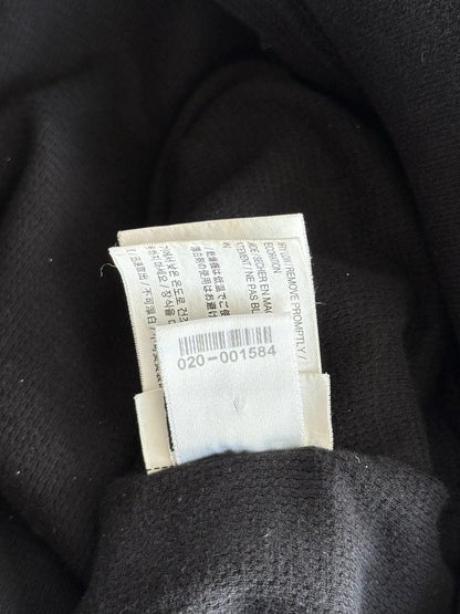 Chrome Hearts Black & Blue Script Logo Zip Up Thermal Hoodie