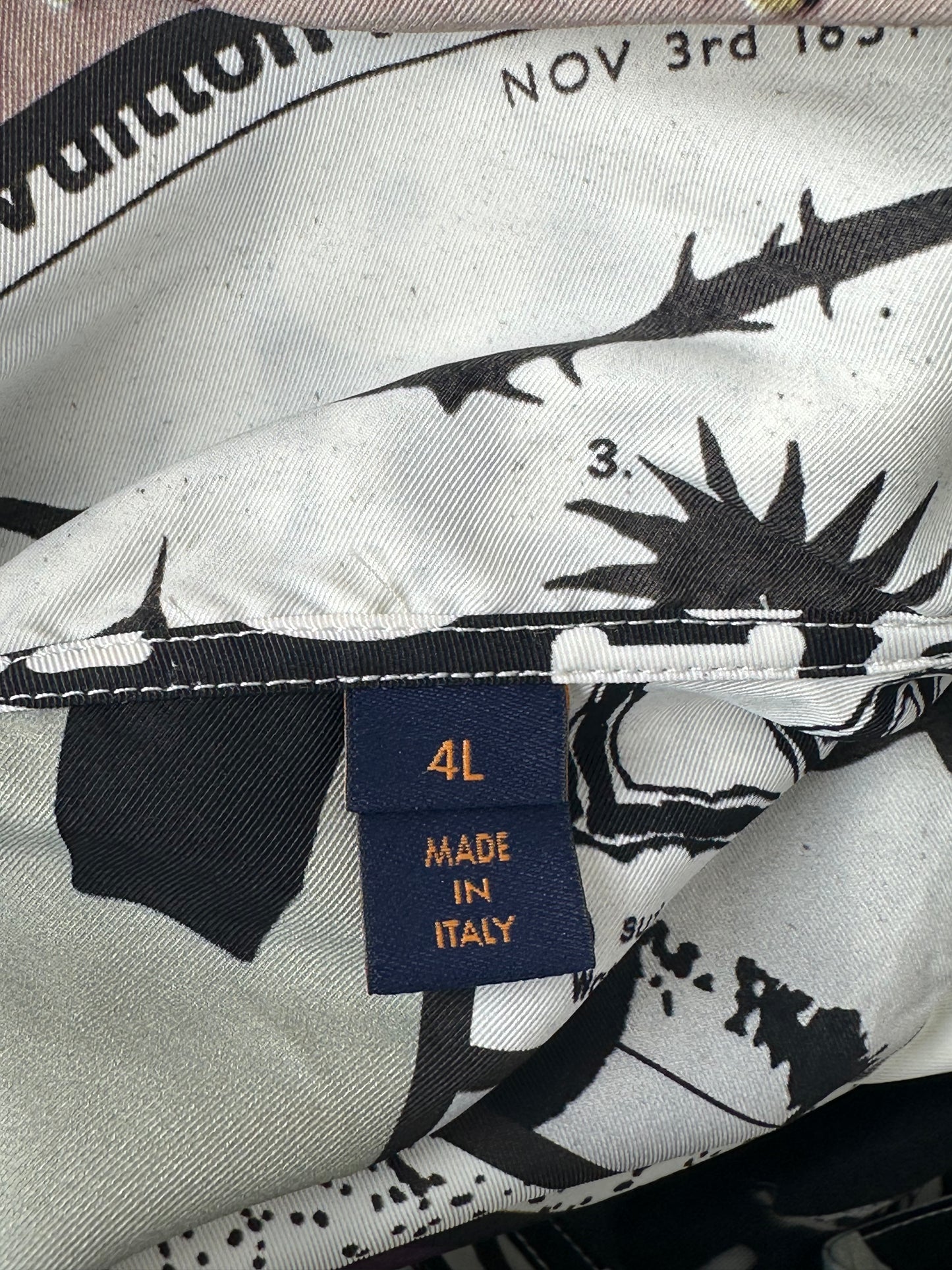 Louis Vuitton White & Multicolor Graphic Windbreaker