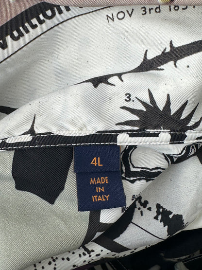 Louis Vuitton White & Multicolor Graphic Windbreaker