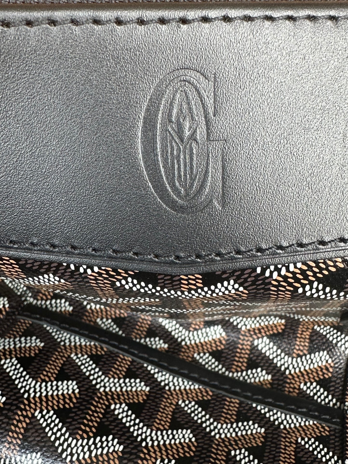 Goyard Black Bowling 45 Duffel Bag