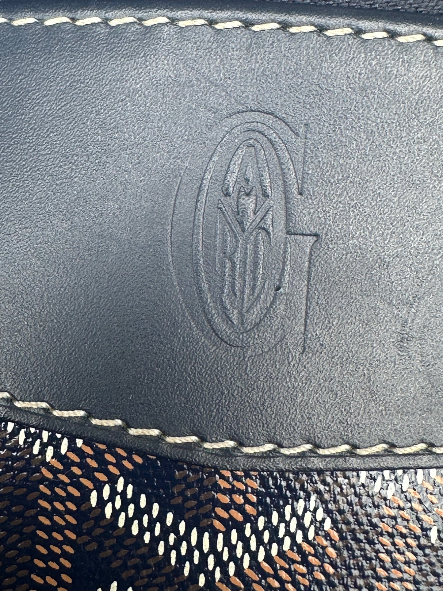 Goyard Navy Bowling 45 Duffel Bag