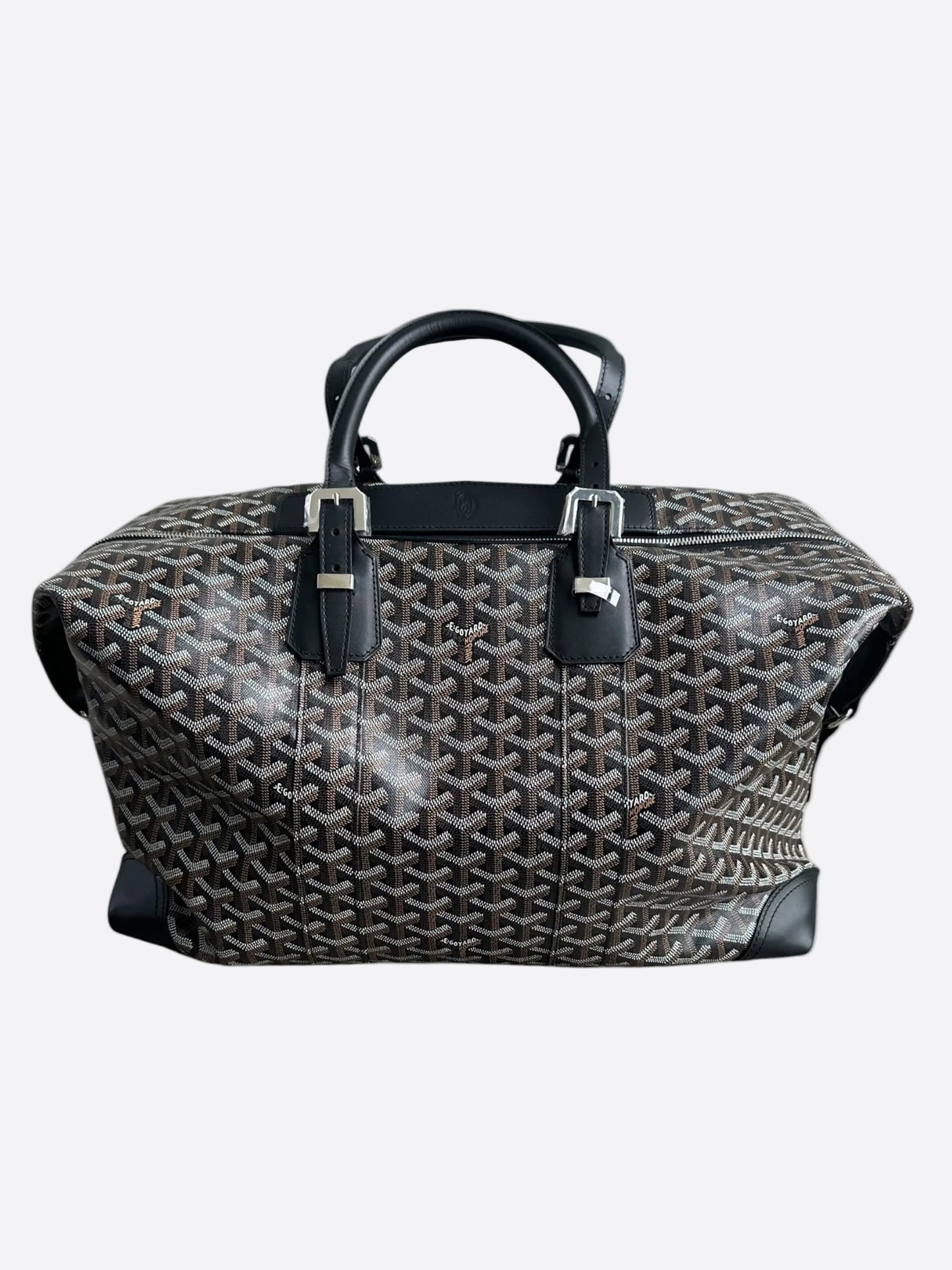 Goyard Black Bowling 45 Duffel Bag
