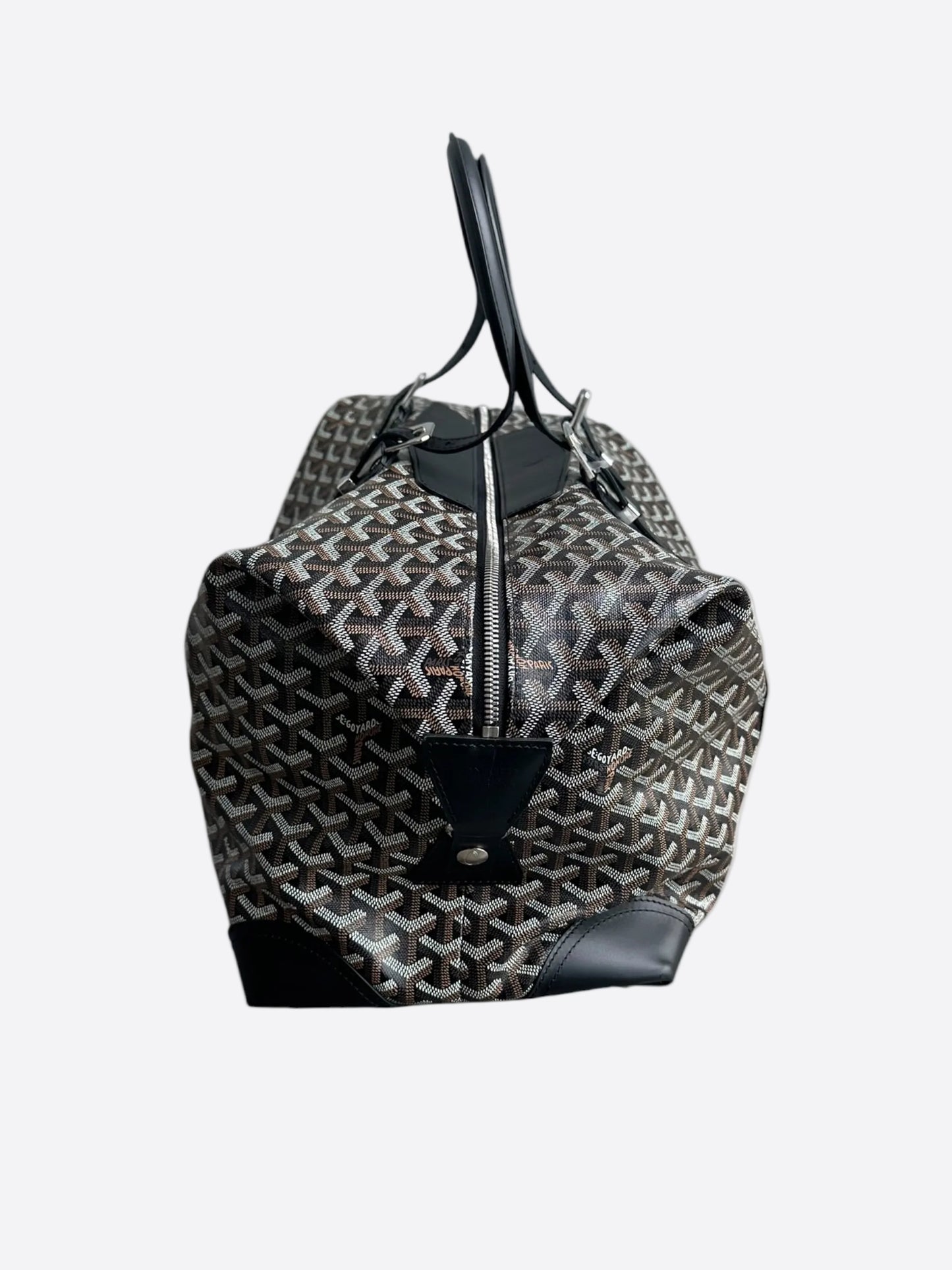 Goyard Black Bowling 45 Duffel Bag