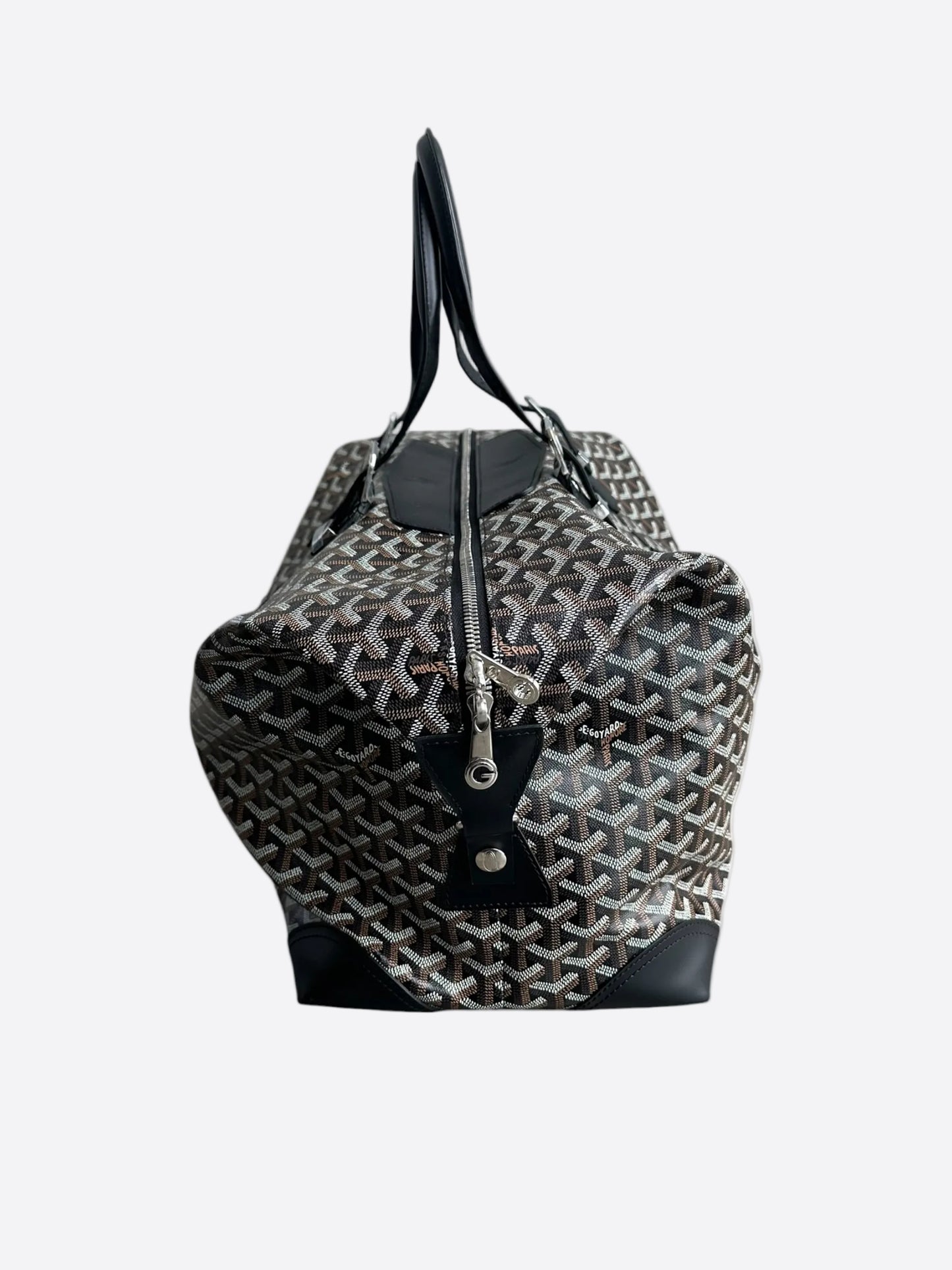 Goyard Black Bowling 45 Duffel Bag