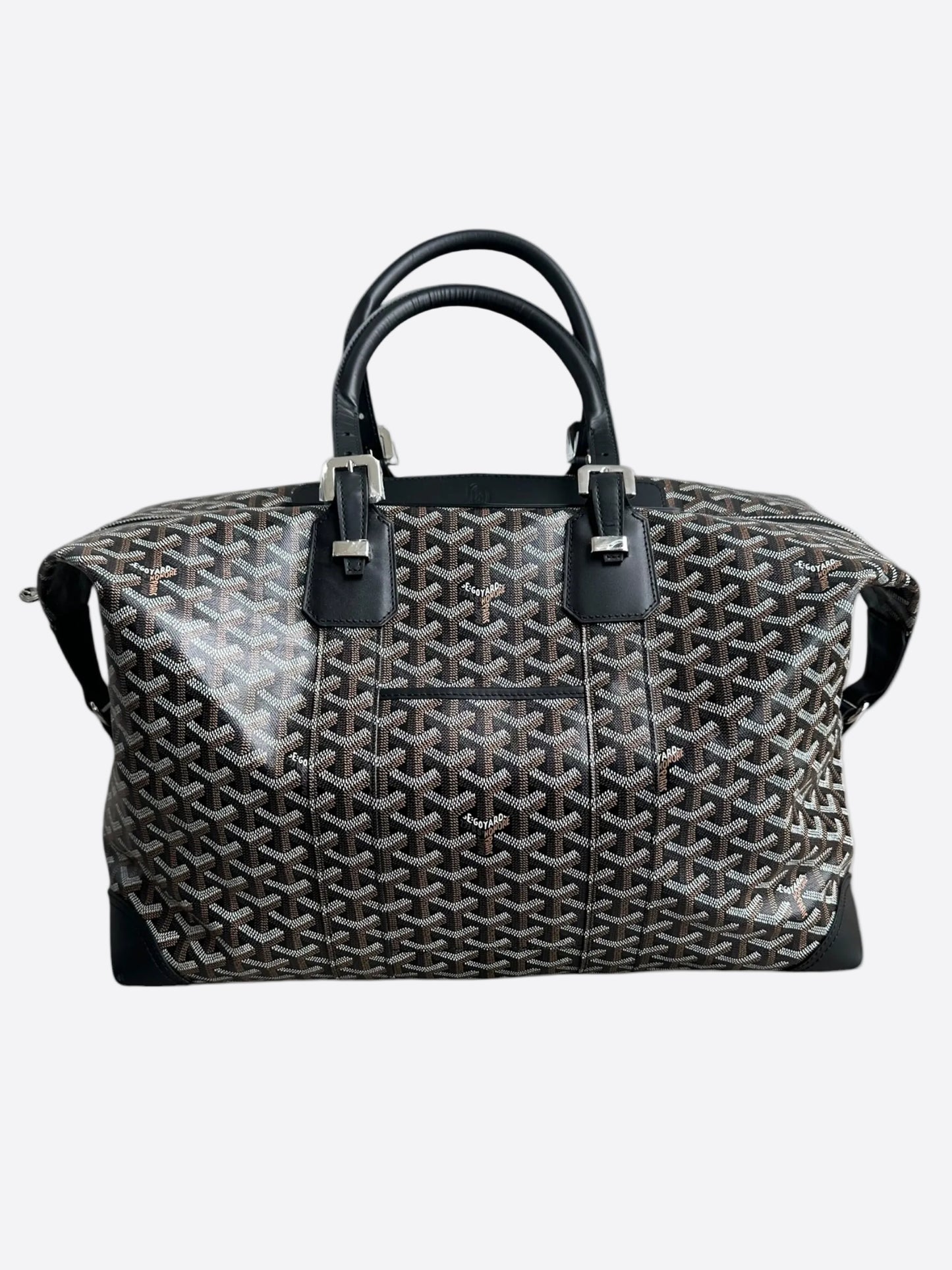 Goyard Black Bowling 45 Duffel Bag