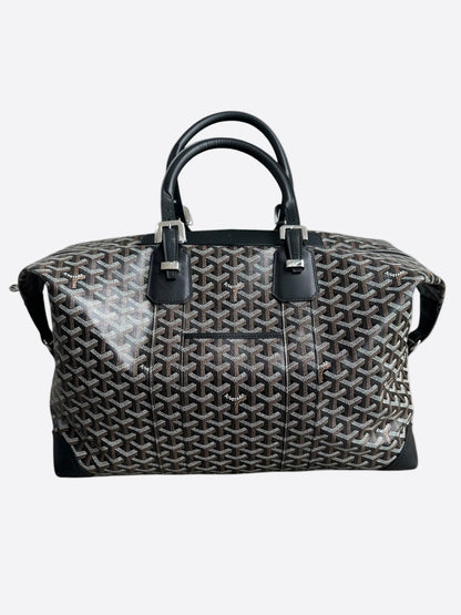 Goyard Black Bowling 45 Duffel Bag