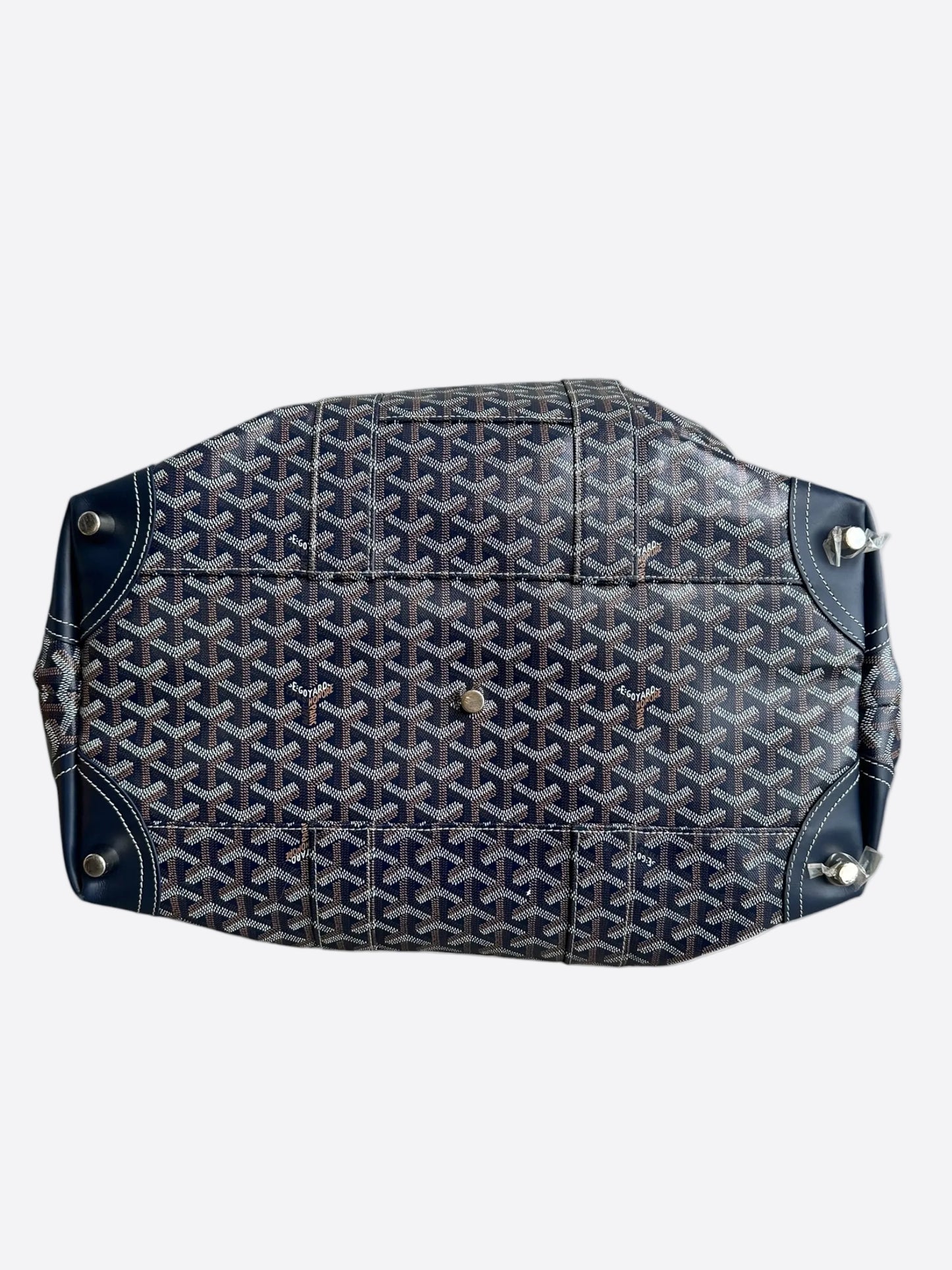 Goyard Navy Bowling 45 Duffel Bag