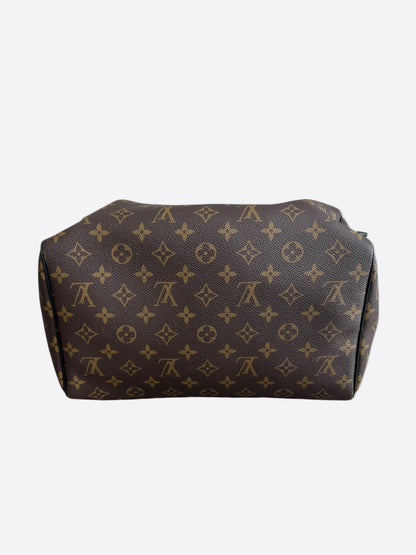Louis Vuitton Brown & Black Monogram Soft Speedy 30