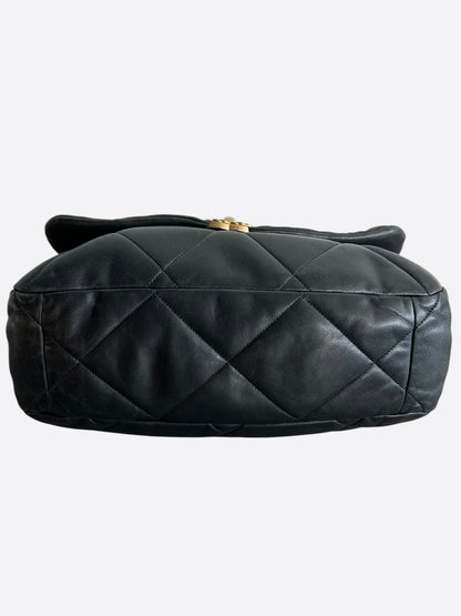 Chanel Black Quilted 19 Maxi Flap Bag