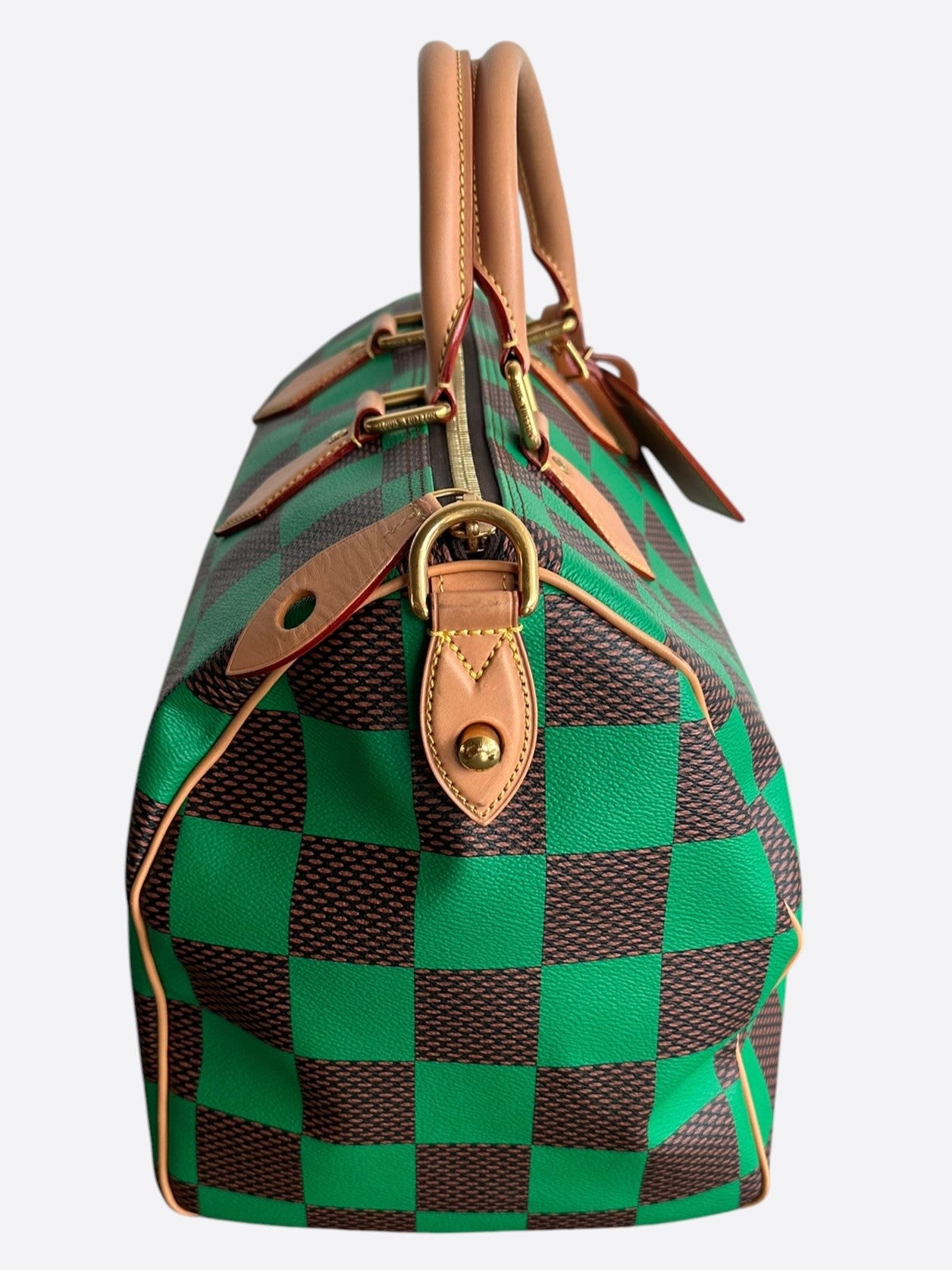 Louis Vuitton Brown & Green Damier Pop Speedy 40