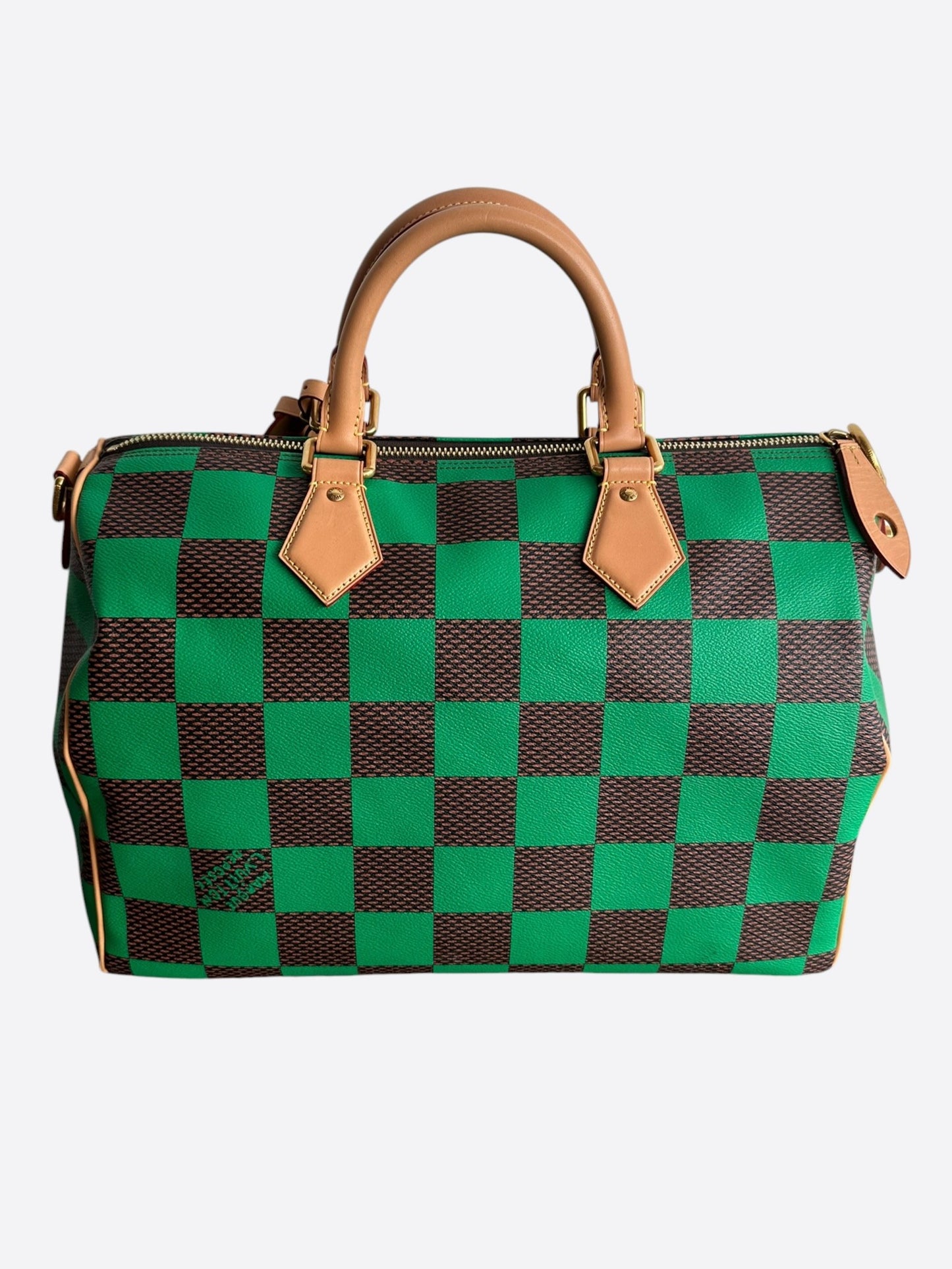 Louis Vuitton Brown & Green Damier Pop Speedy 40