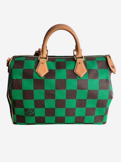 Louis Vuitton Brown & Green Damier Pop Speedy 40