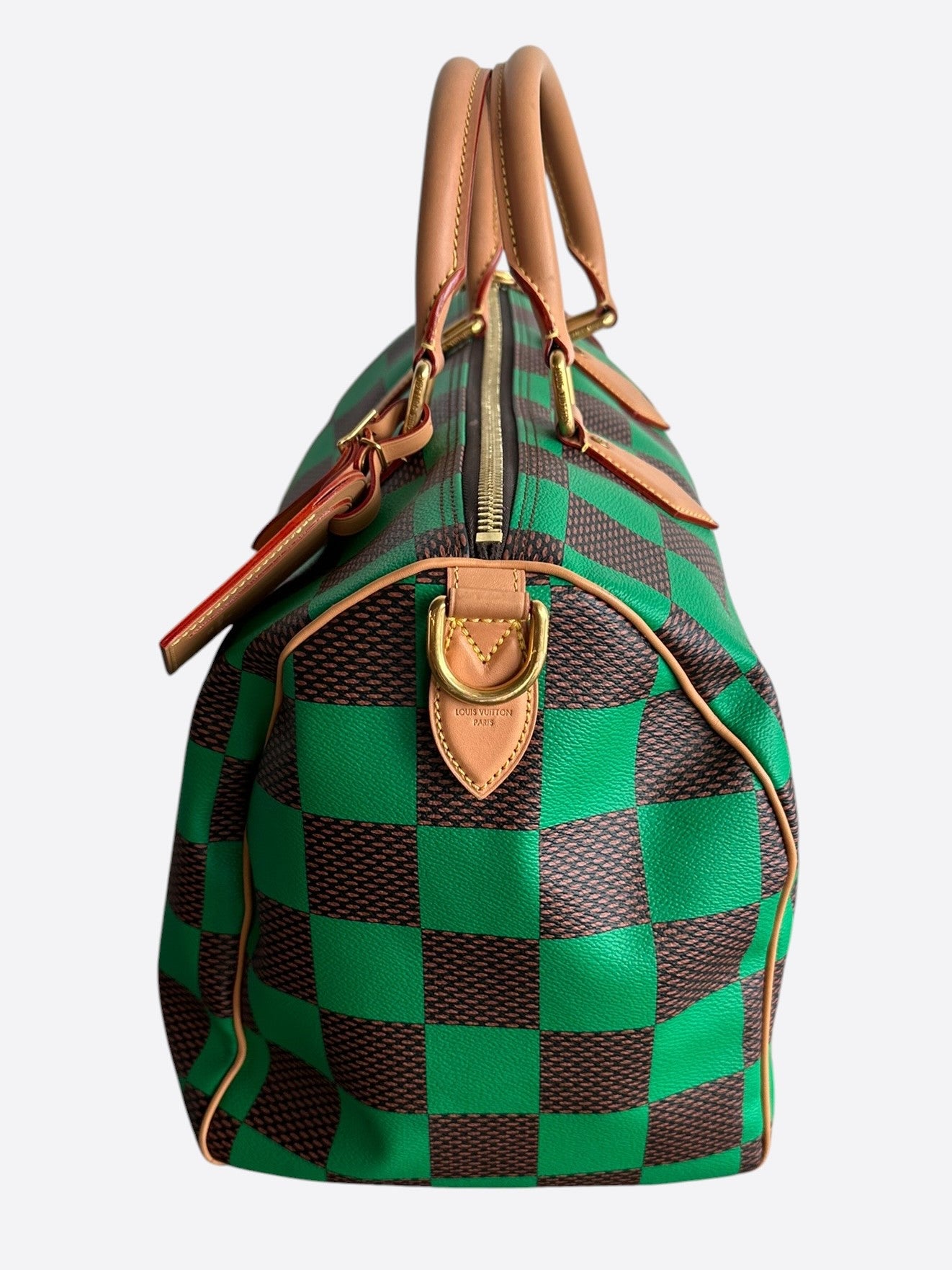 Louis Vuitton Brown & Green Damier Pop Speedy 40