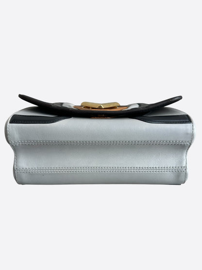 Louis Vuitton Brown, White & Black Monogram Twist MM