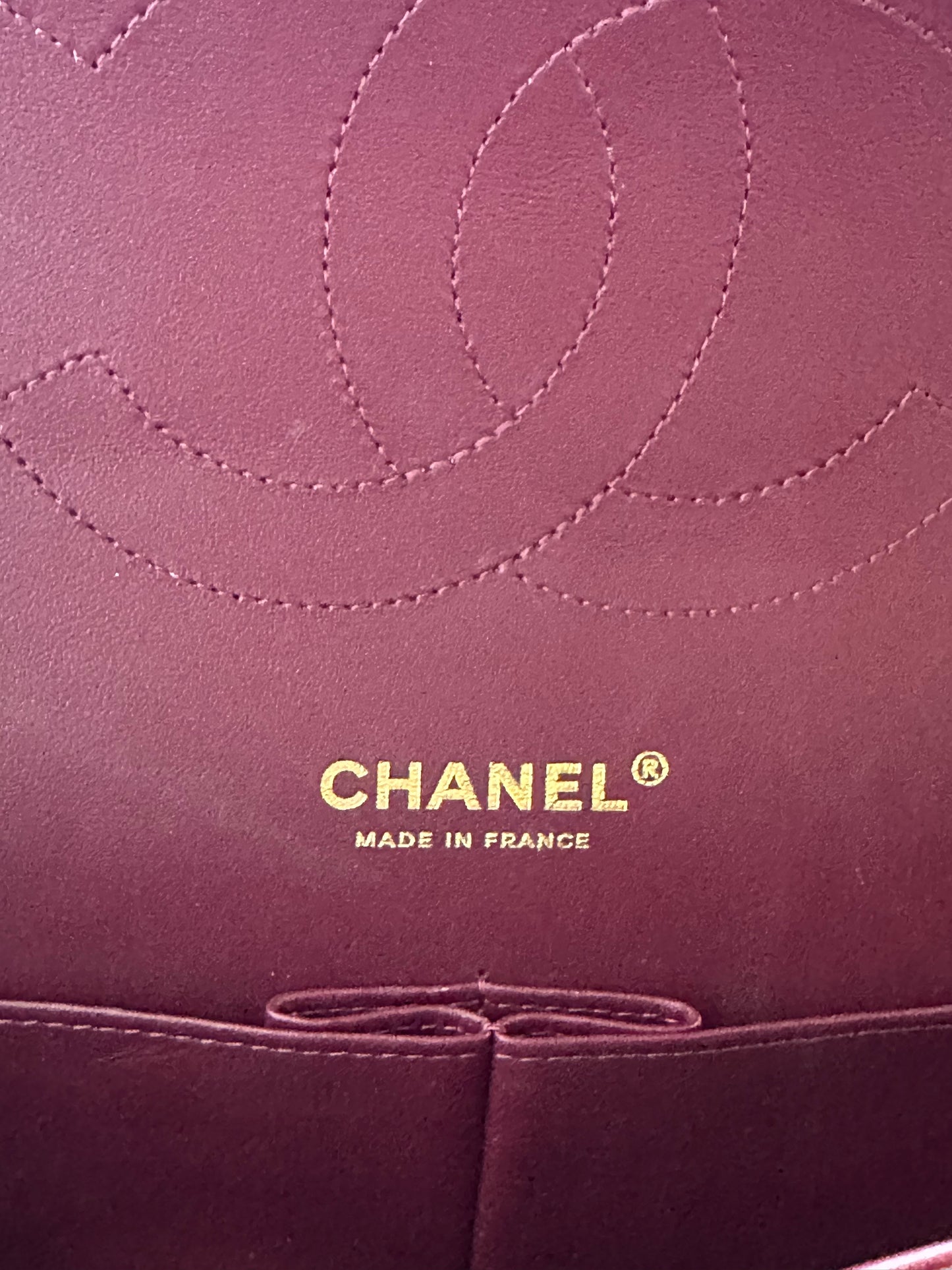Chanel Red Quilted Caviar Jumbo Double Flap Bag