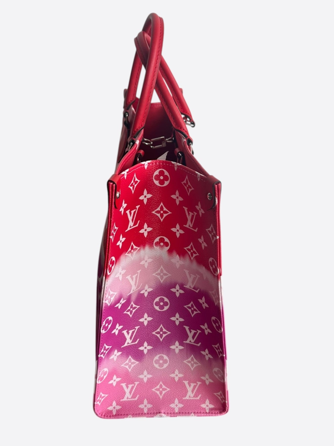 Louis Vuitton Pink & Red Escale Monogram OnTheGo GM