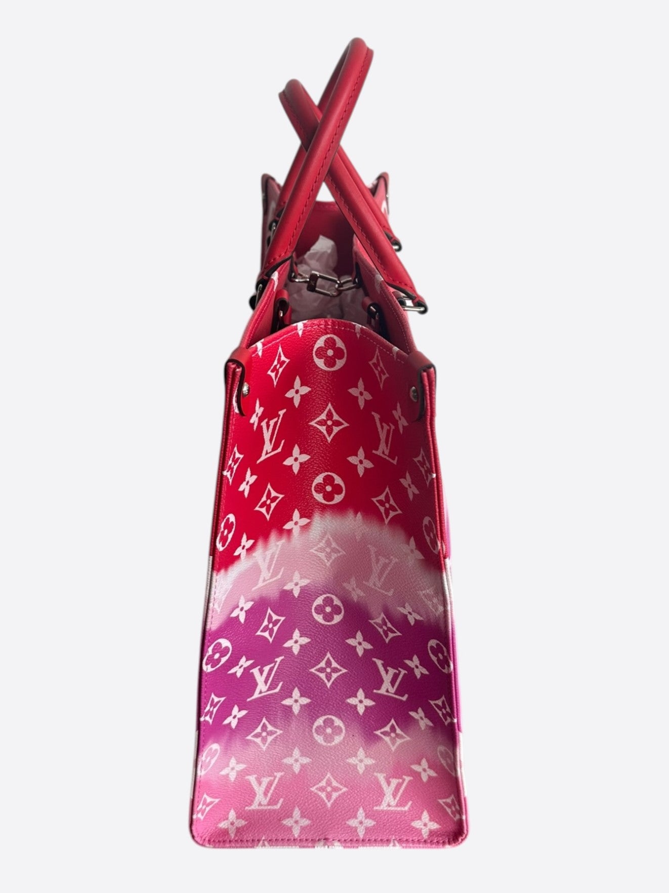 Louis Vuitton Pink & Red Escale Monogram OnTheGo GM