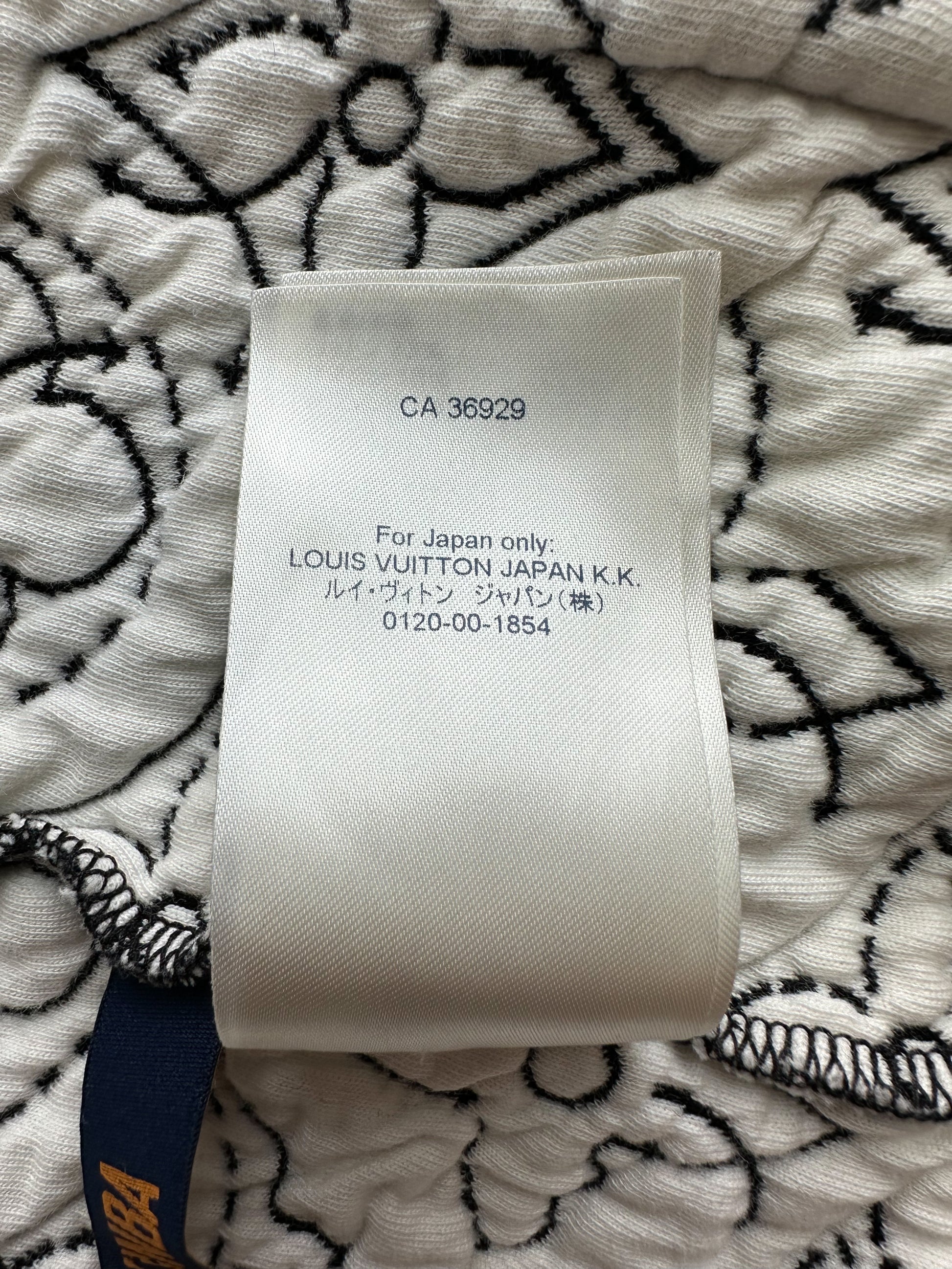 Louis Vuitton Monogram Zip Through Top, Navy, Xs