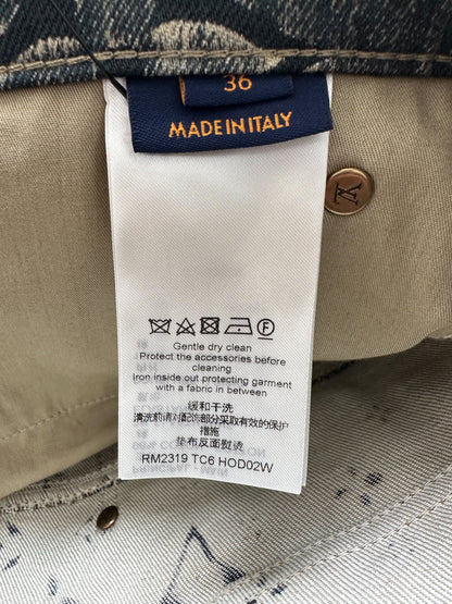 Louis Vuitton Dark Blue Monogram Cargo Pants