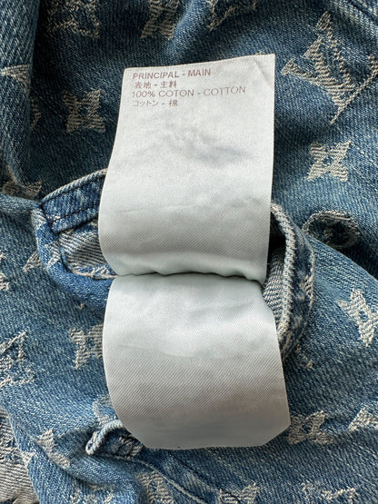 Louis Vuitton Supreme Blue Monogram Chore Jacket