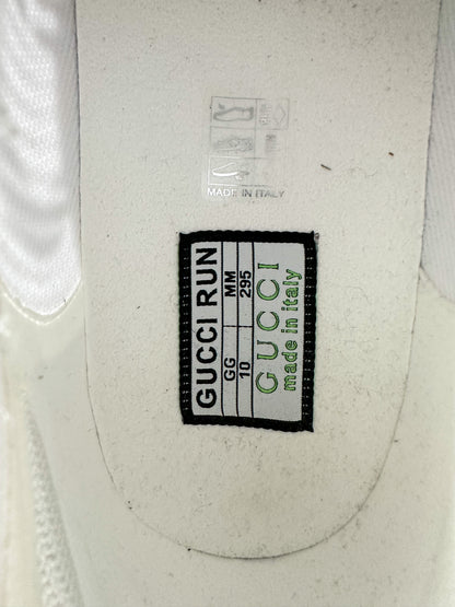 Gucci White GG Logo Run Sneaker