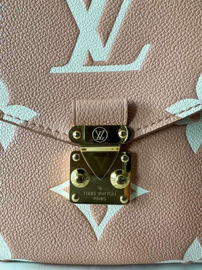 Louis Vuitton Rose & White Monogram Pochette Métis