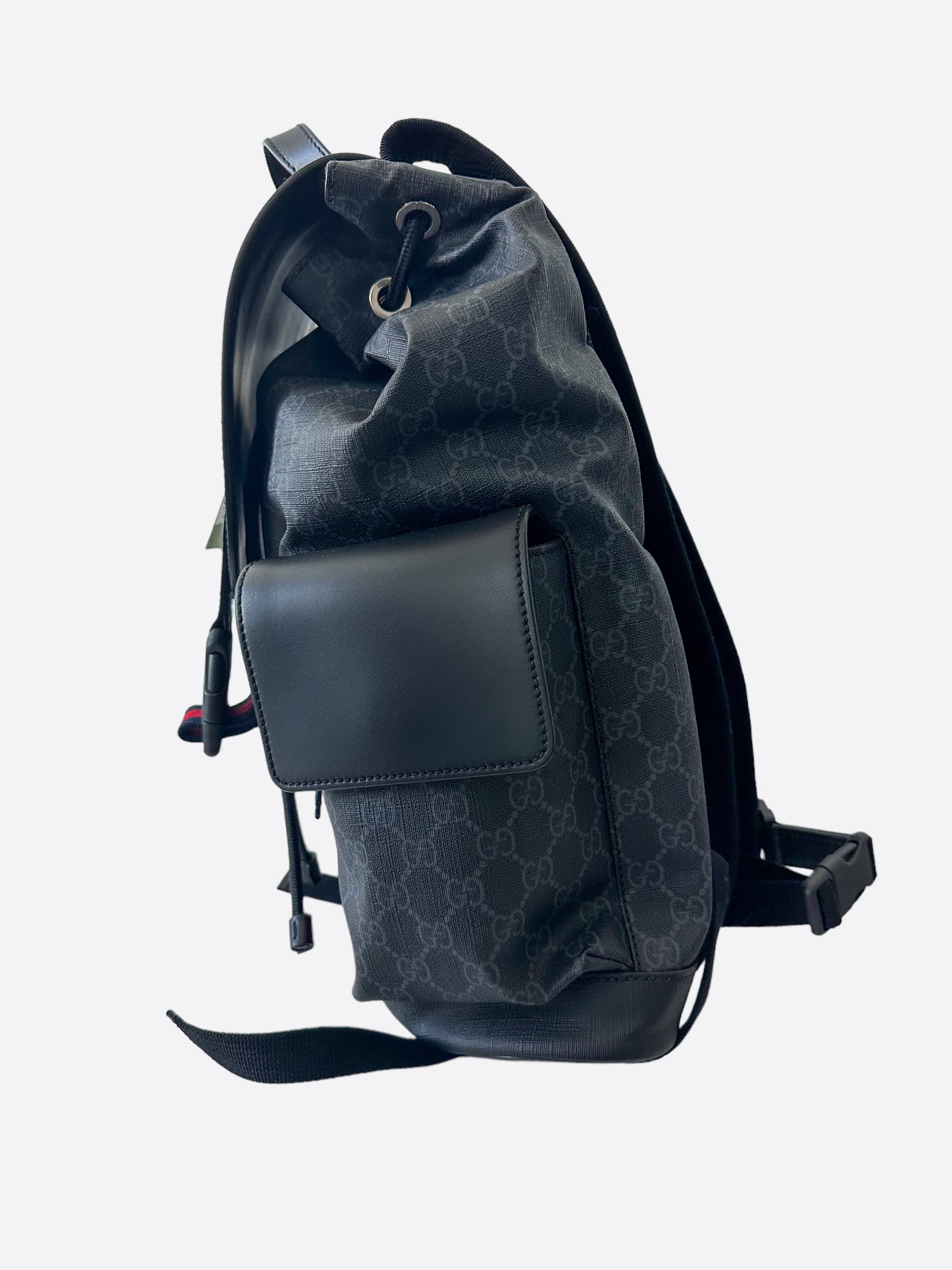 Gucci Black Supreme GG Monogram Mini Backpack – Savonches