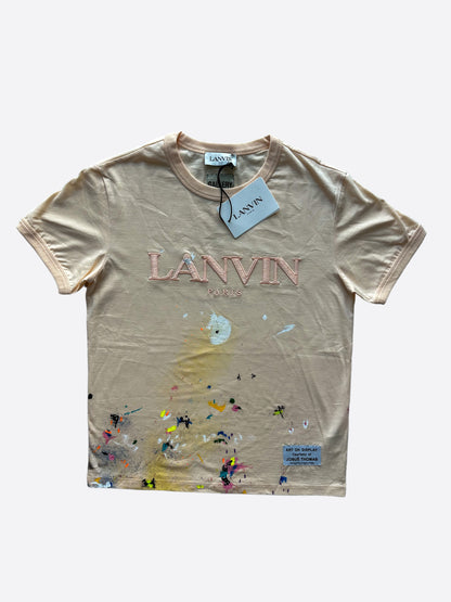 Gallery Dept Lanvin Paint Splatter Embroidered Women's T-Shirt