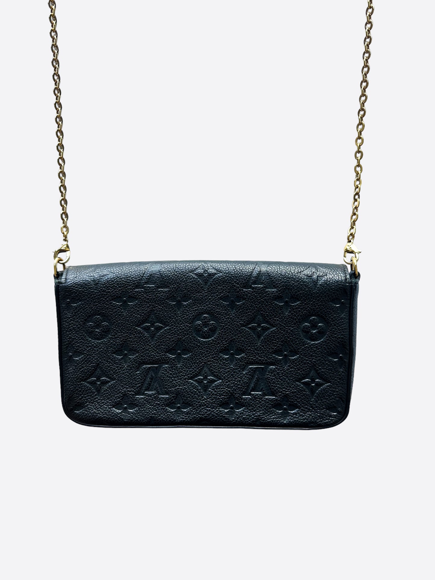 Louis Vuitton Black Monogram Empreinte Pochette Felicie