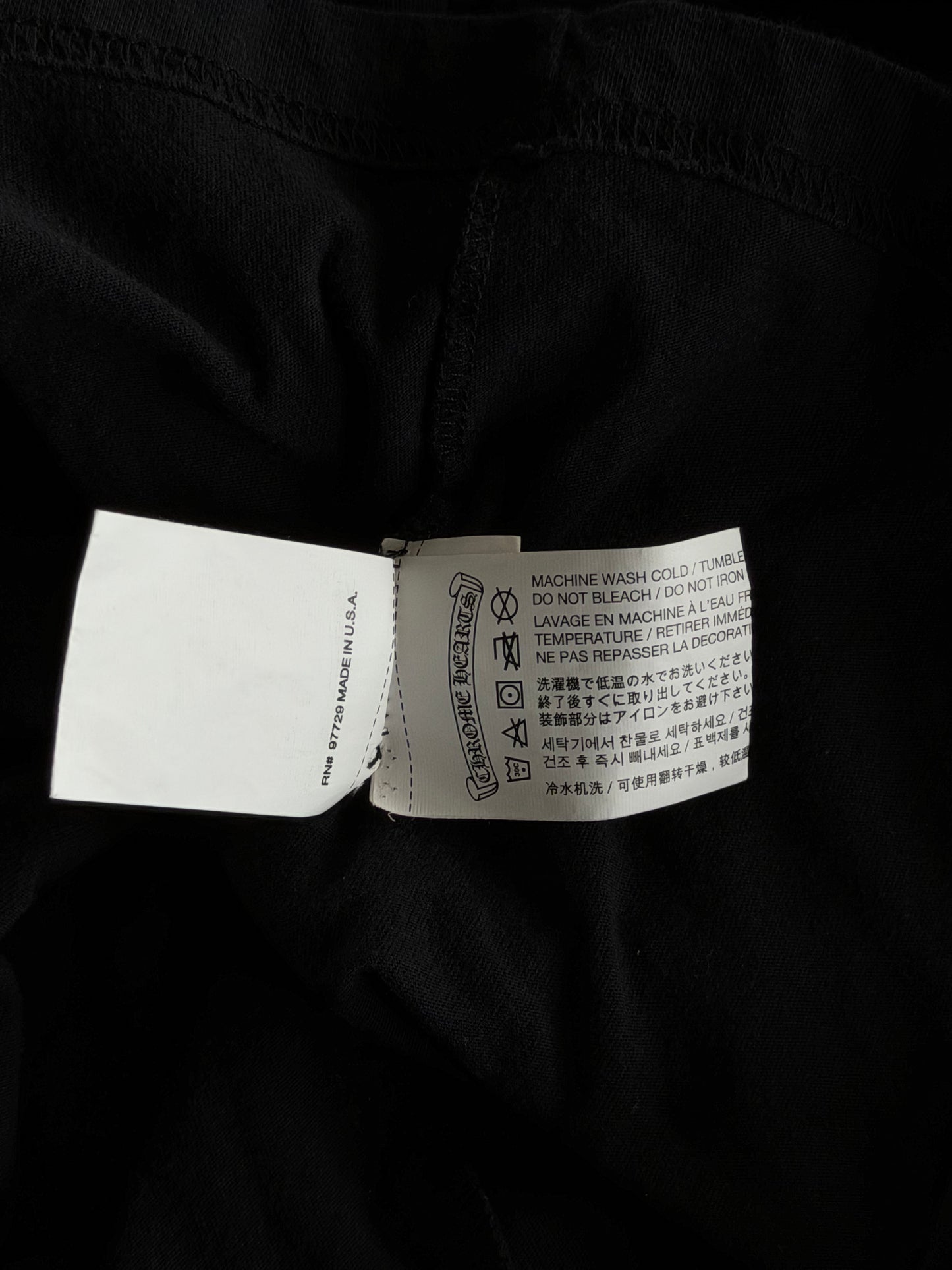 Chrome Hearts Black & Red Welcome To Las Vegas T-Shirt
