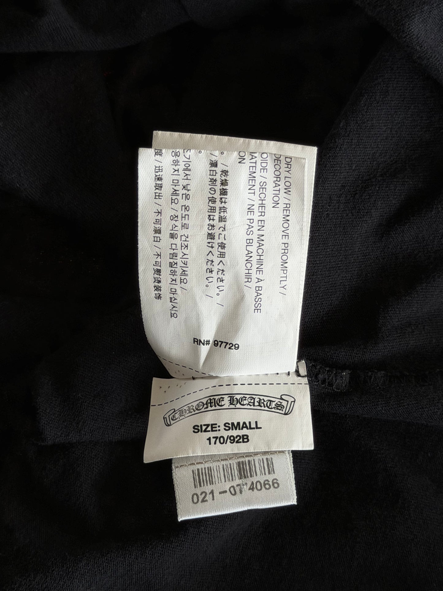 Chrome Hearts Black & Red Welcome To Las Vegas T-Shirt