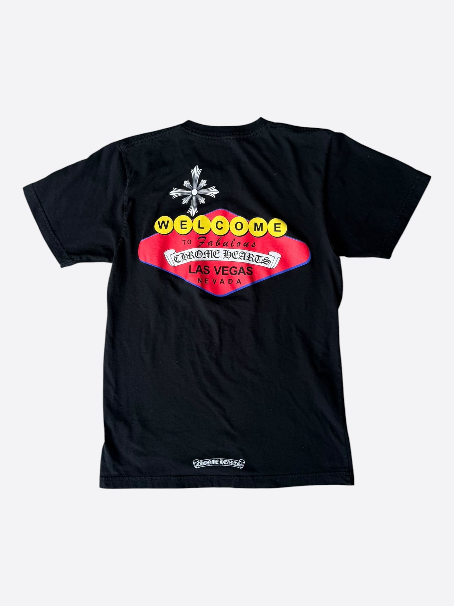 Chrome Hearts Black & Red Welcome To Las Vegas T-Shirt