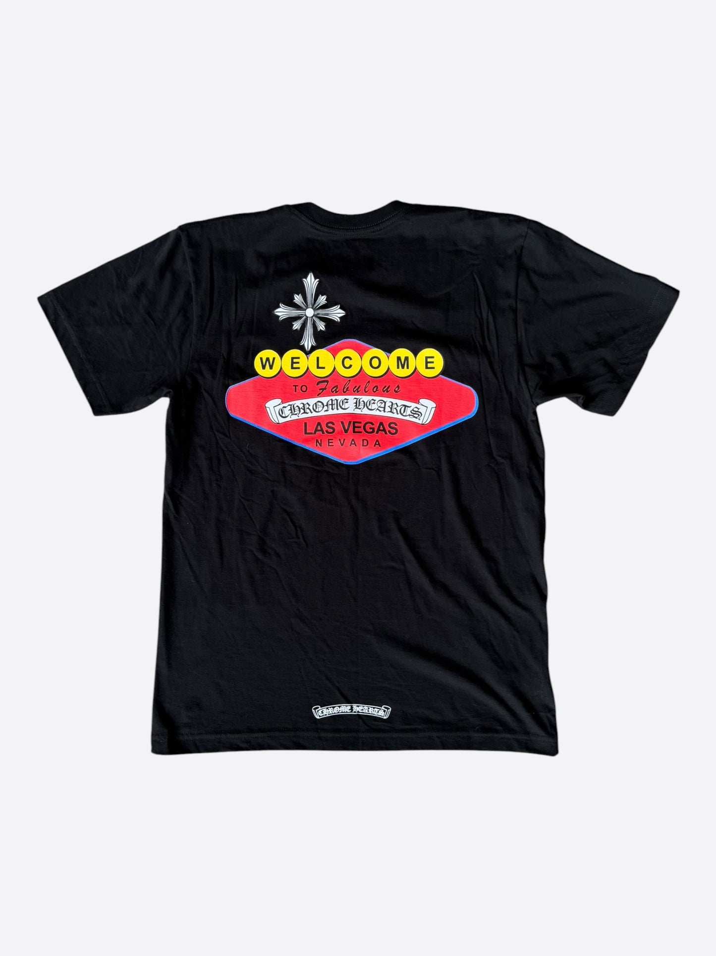 Chrome Hearts Black & Red Welcome To Las Vegas T-Shirt