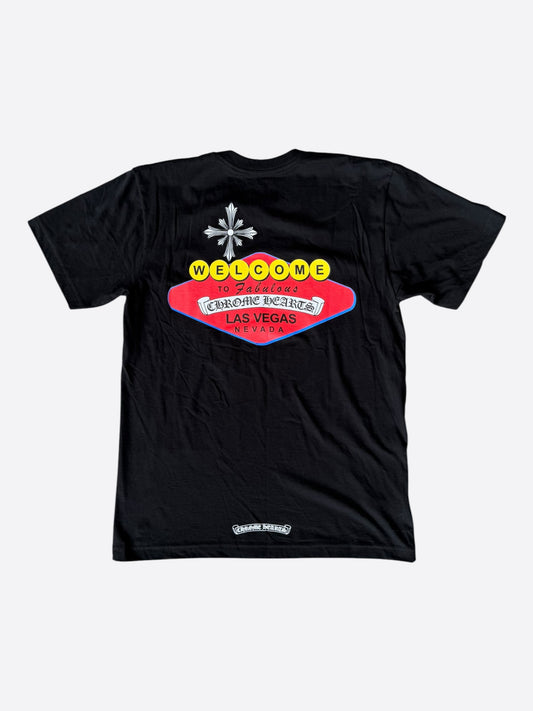 Chrome Hearts Black & Red Welcome To Las Vegas T-Shirt