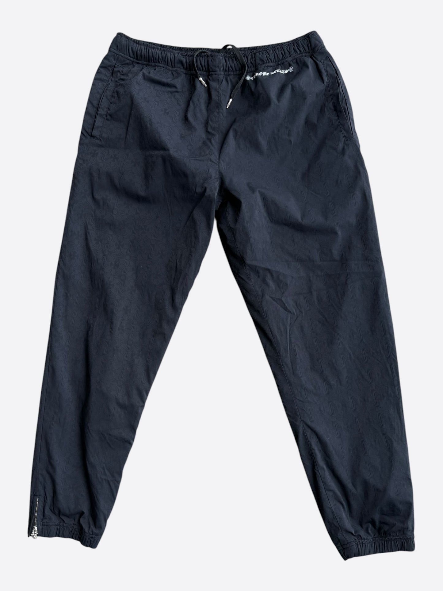 Chrome Hearts Black Cross Jacquard Track Pants