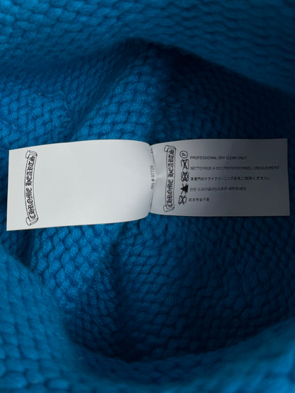 Chrome Hearts Blue & Purple Cross Patch Cashmere Beanie