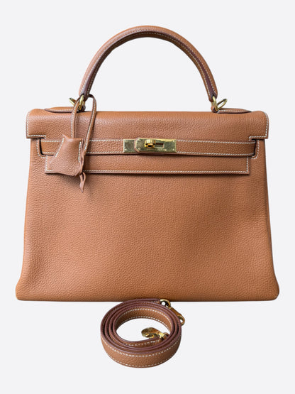 Hermes Gold Epsom & Gold Hardware Kelly 32