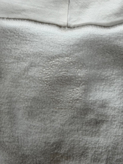 Chrome Hearts White & Black Horseshoe Logo Zip Up Hoodie