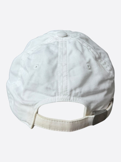 Balenciaga White & Black Logo Hat