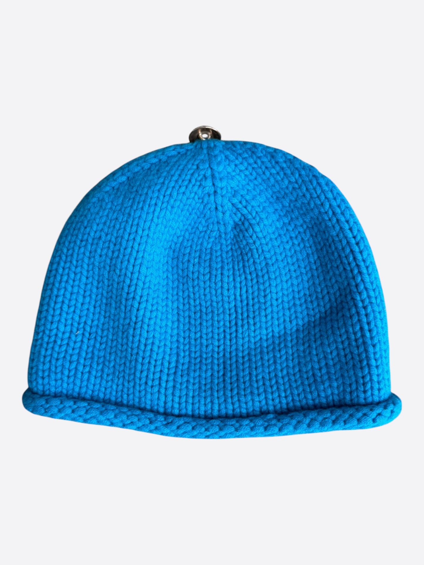 Chrome Hearts Blue & Purple Cross Patch Cashmere Beanie