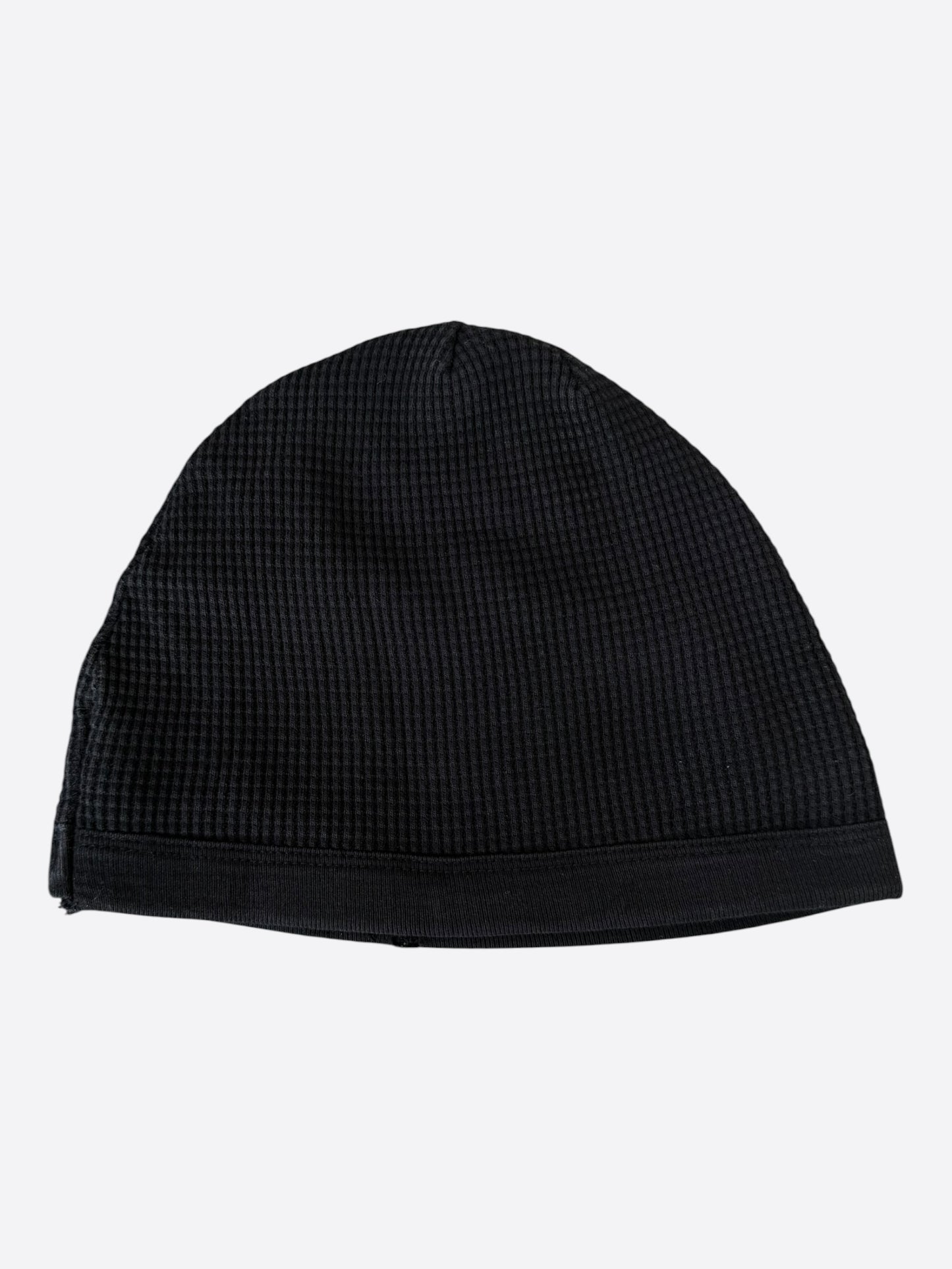 Chrome Hearts Black & White Horseshoe Logo Beanie