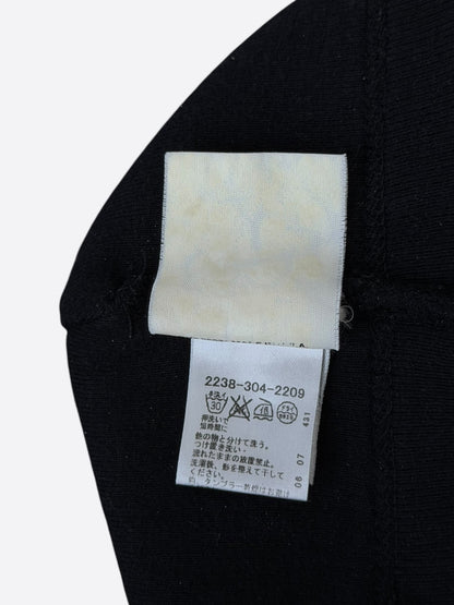 Chrome Hearts Black & White Horseshoe Logo Beanie
