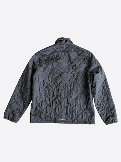 Chrome Hearts Black Cross Jacquard Quilted Embroidered Logo Nylon Jacket
