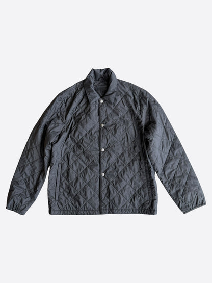Chrome Hearts Black Cross Jacquard Quilted Embroidered Logo Nylon Jacket
