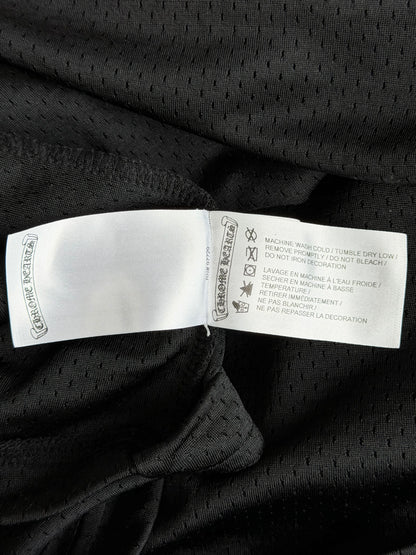Chrome Hearts Black & White Logo Mesh Jersey
