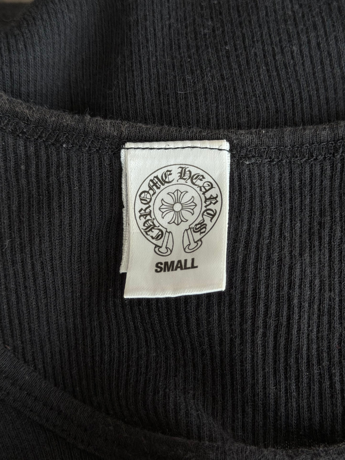 Chrome Hearts Black & White Honolulu Exclusive Horseshoe Logo Tank Top