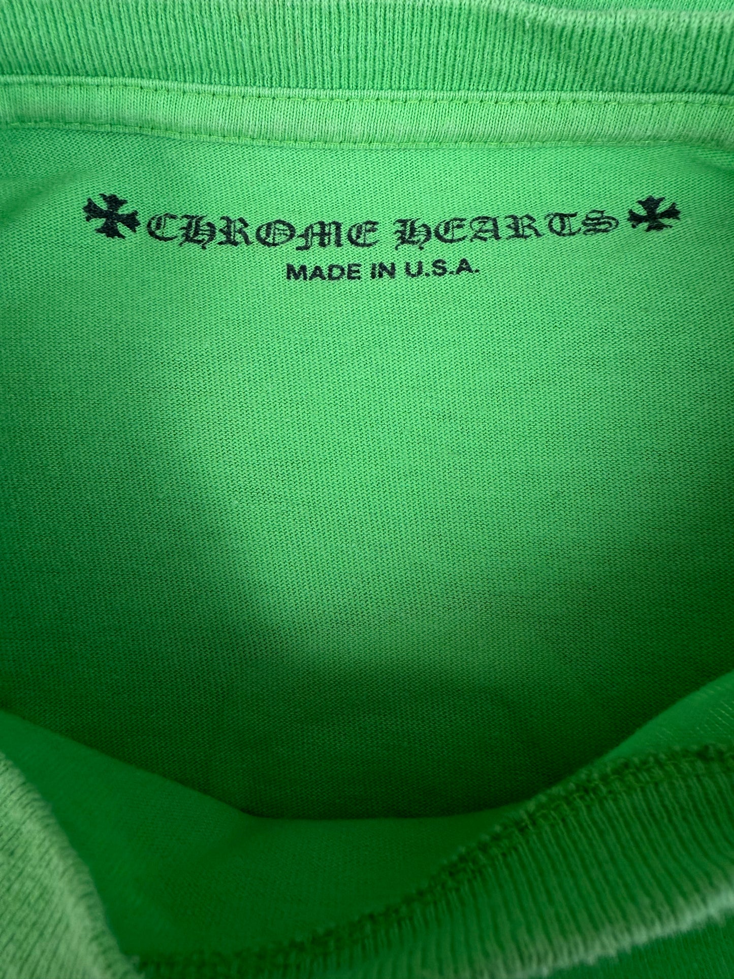 Chrome Hearts Green Sex Records Logo T-Shirt