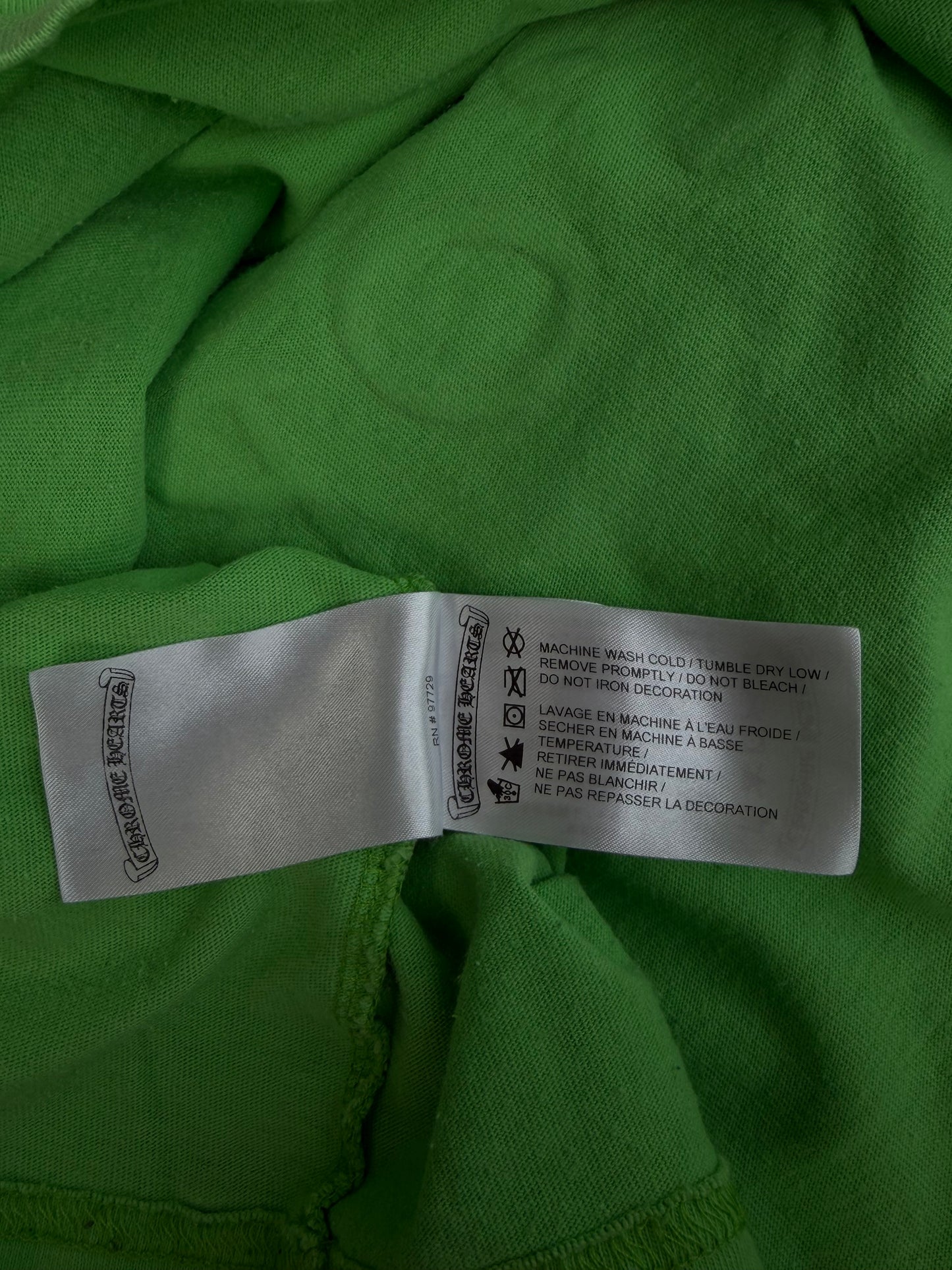 Chrome Hearts Green Sex Records Logo T-Shirt