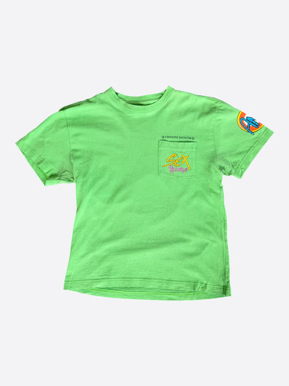 Chrome Hearts Green Sex Records Logo T-Shirt