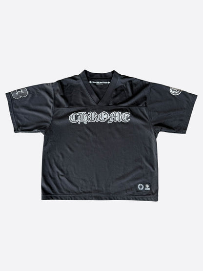 Chrome Hearts Black & White Logo Mesh Jersey